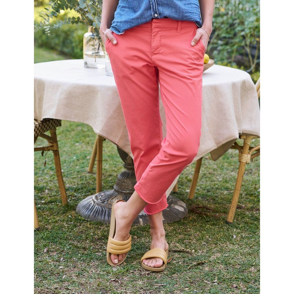 Frank & Eileen WICKLOW Flamingo, Italian Performance Twill Pants 10